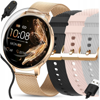 Inteligentné hodinky WonderWatch WonderFit Sx7 zlaté + 6 ďalších produktov